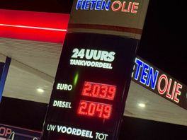 Tanken over de grens minder voordelig: 'Normaal staat bij dat tankstation wel een rij van 20 auto's'