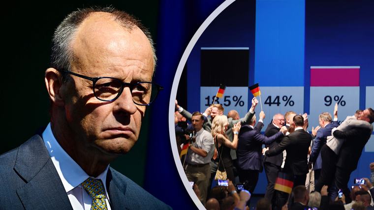 Grote druk op bondskanselier Merz om af te treden na monsterzege AfD in Saksen-Anhalt