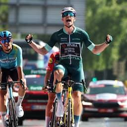 Van Aert boekt tweede dagzege in Vuelta in ingekorte en bloedhete rit