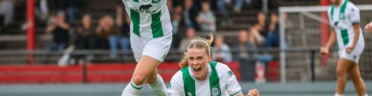 Zevenklapper voor vrouwen FC Groningen bij start competitie