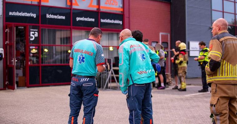 112 Nieuws: Gewonden bij bedrijfsbrand in Oldenzaal