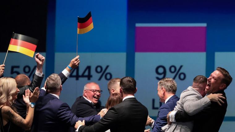 Zorgen in Europa om megawinst AfD in Duitsland, partij wil ook landelijk de grootste worden