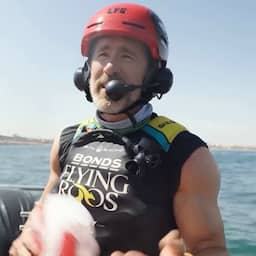 Video | Ryan Reynolds wint zeilrace van Hugh Jackman: 'Fuck you, Jackman'