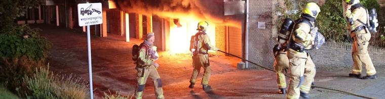 Brandweer rukt uit voor twee branden in dezelfde straat