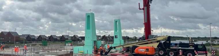 Woonwijk De Zeilen in Meerstad heeft na tien jaar bijna een échte brug