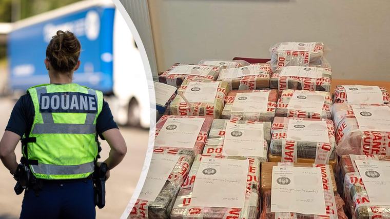 Opnieuw enorme drugsvangst in Frankrijk: ruim 230 kilo cocaïne in truck Nederlandse vrachtwagenchauffeur