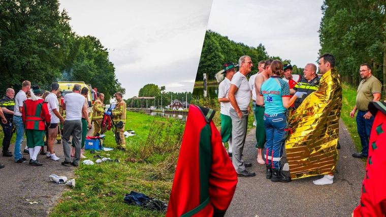 Gildeleden Luc en Stefan redden man uit zinkende auto: 'Dat doe je gewoon'