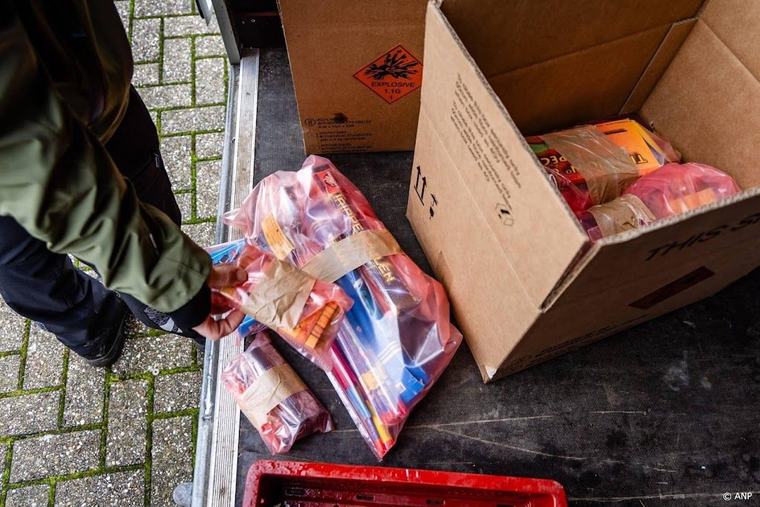Hoeveelheid ingeleverd vuurwerk stijgt tot bijna 360 kilo