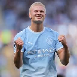 Haaland bezorgt Manchester City derde zege op rij, Tottenham pakt eerste punt