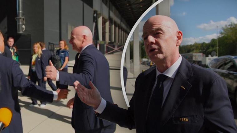 Opmerkelijk interview: Infantino weigert te antwoorden op vragen over zijn toekomst