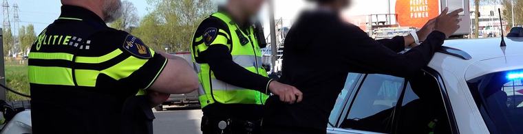 Vier jonge nepagenten aangehouden na spectaculaire achtervolging
