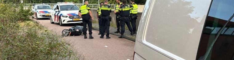 Achtervolging, botsing en aanhouding in Overvecht