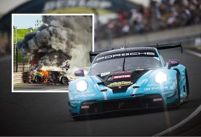 Nederlandse coureur redt collega uit brandende Ferrari: ‘Ik leef nog dankzij hem’