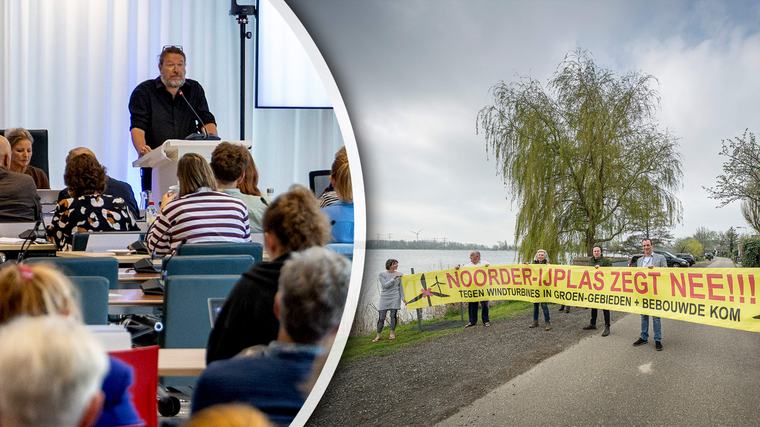Woedende wethouder na provinciaal pak slaag voor Amsterdamse windmolens: ’Politiek spel’