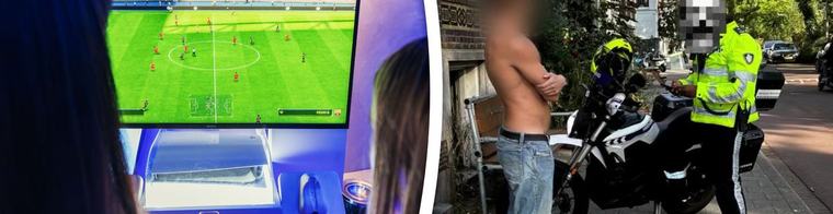 Student verliest potje FIFA en rent poedelnaakt door Rotterdam: 160 euro boete