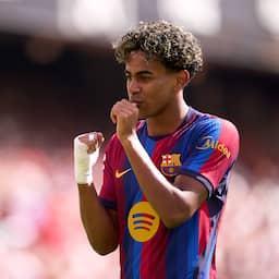 Barcelona haalt uit richting duel met Feyenoord: 0-5-zege en twee goals Yamal