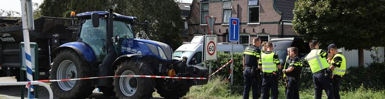 Fietser omgekomen door aanrijding met tractor