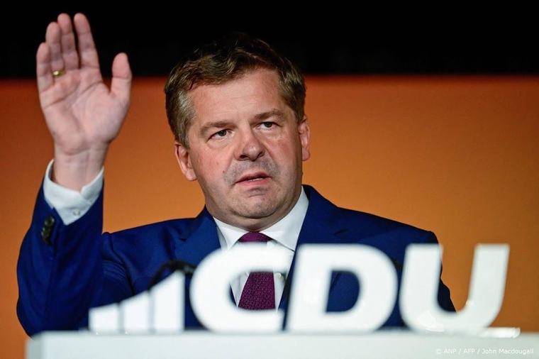 CDU-lijsttrekker erkent nederlaag bij verkiezingen Saksen-Anhalt