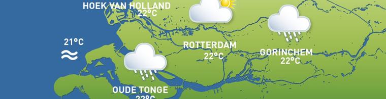 Het weer: vandaag soms wat regen