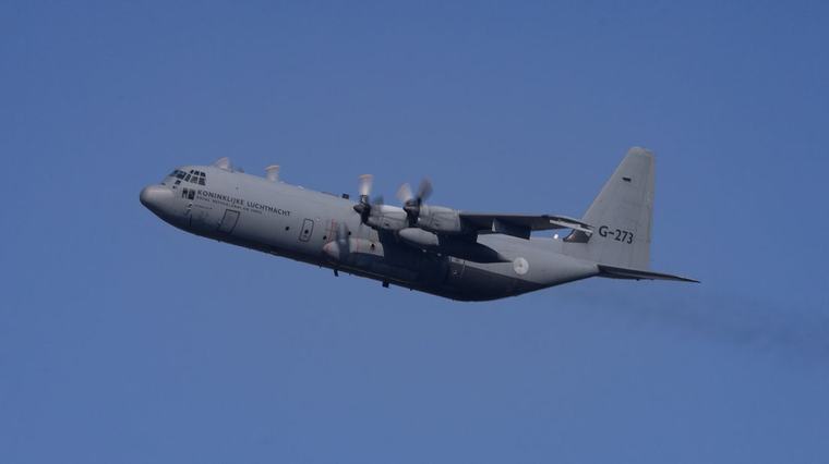 Airborne-oefening boven Drenthe