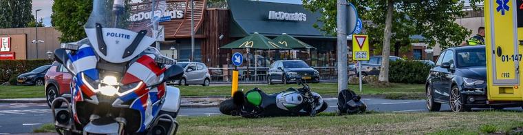 112-nieuws dinsdag 1 september: Botsing tussen auto en motor op kruising Hoendiep/Atoomweg in Stad